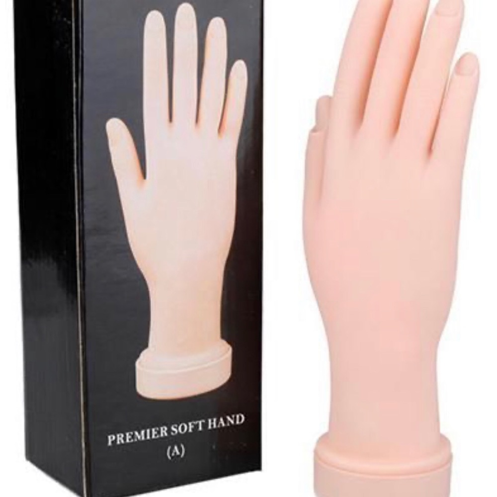 Premier Soft Hand Practice Hand For Acrylic Nails